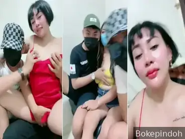Tante Kina Live Ngentot Dua Brondong Mabok Liar